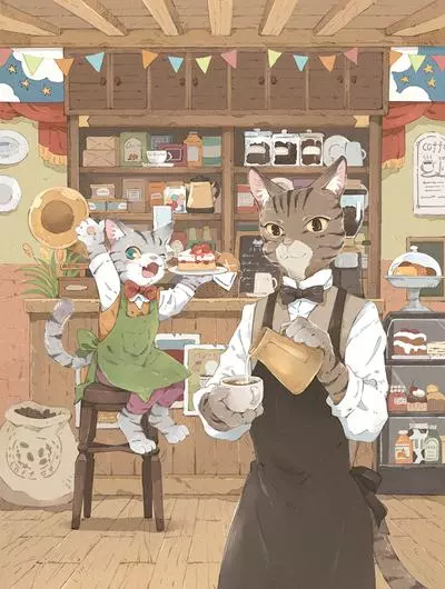 Кошачье капучино